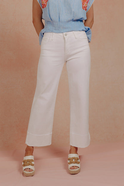 JUST USA Hadley High Waist Wide Leg Jean