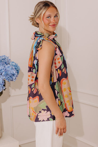 Bright Side Floral Shift Top
